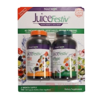 Natrol Juice Festiv芮特蔬菜水果复合营养补充剂 2瓶 240片